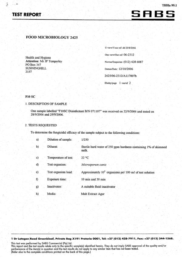 F10®️-Microsporum
