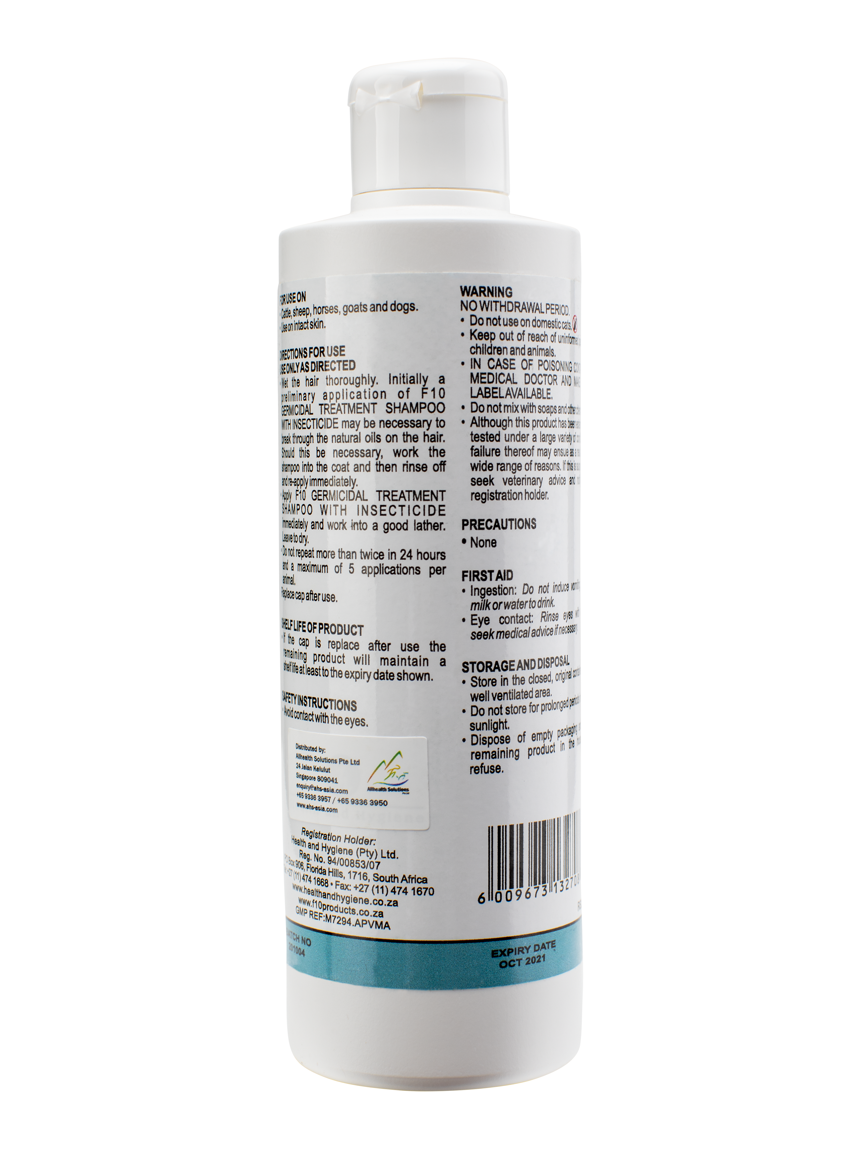 F10 Germicidal Treatment Shampoo with Insecticide